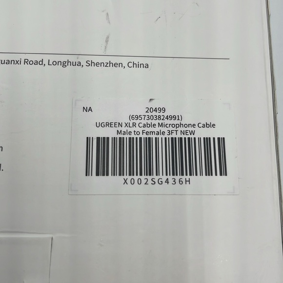 UGREEN XLR Microphone Cable - Picture 2 of 4